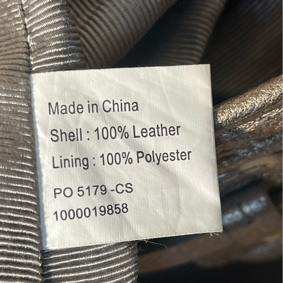 Elliott Lucca 'Estella' Gold-tone Leather Large Tote bag - Picture 11 of 16